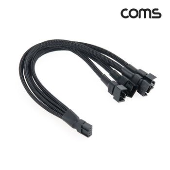TBZ Coms PWM 쿨러 케이블 4핀 4P 4선 분배 Y형 12V전용 25cm BD957