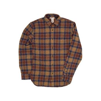 Hiroshi Kato 긴팔 셔츠 히로시 카토 리퍼  파이어우드 트리플 트위스트 플레드