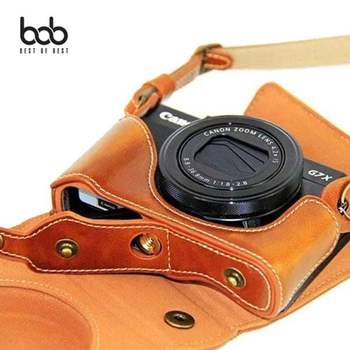 bob JF47AX67 캐논 G7X Mark2 하이엔드 디카 가죽케이스 스트랩
