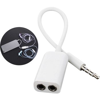 이어폰 Y잭 듀얼 오디오 라인 3.5mm 헤드셋 잭 이어폰