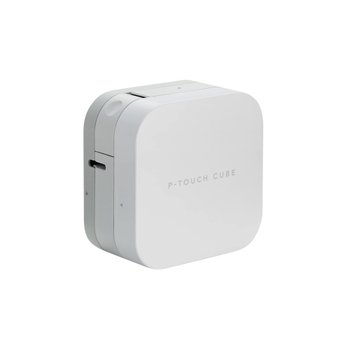 [해외] 형제 라벨 라이터 피터치 큐브 PT-P300BT (스마트폰 전용3.5mm~12mm폭TZe 테이프)