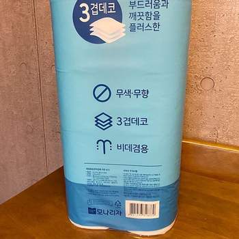 27m 3겹 플러스데코 모나리자 30롤 점보롤 휴지 두루마리 화장지 생활용품