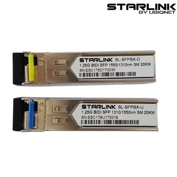유비큐넷 STARLINK SL-SFPBX-U/D 광모듈 세트