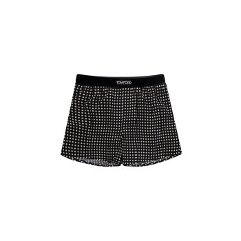 26 FW 톰 포드 도트 패턴 로고 밴드 복서 브리프 008 T4LE42130