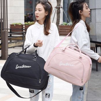 곡선 EE01RN72 영문 캐주얼 스포츠 보스턴백