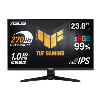 [해외] 아수스 TUF Gaming VG249QM1A 게이밍 모니터 23.8인치 270Hz Full HD 1ms 블랙
