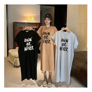 레터링 IIHS1522 캐주얼 롱원피스 UC-0113