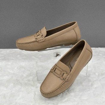 띠장식 클래식 여성 로퍼 X2HS52GD03 CAMEL 2SD JJ