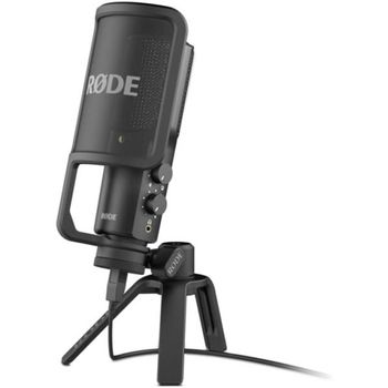 [해외] 독일 로데 마이크 방송용 Rode NTUSB studio quality USB condenser microphone with table stan