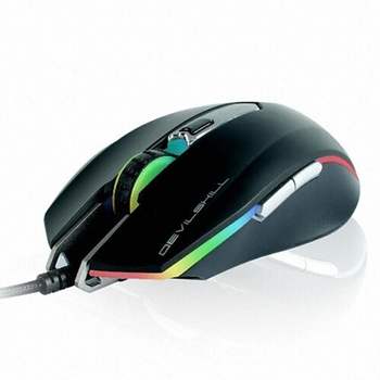 유선 KM70PD18 광 마우스 데빌스킬 GUTS 3360 블랙 USB